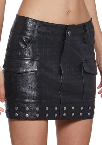 Heiress Secrets Cargo Skirt