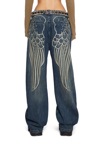 Halo On Earth Denim Jeans