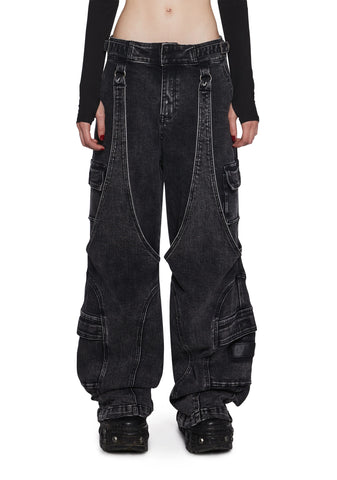 Warp Cargo Wide Leg Pants