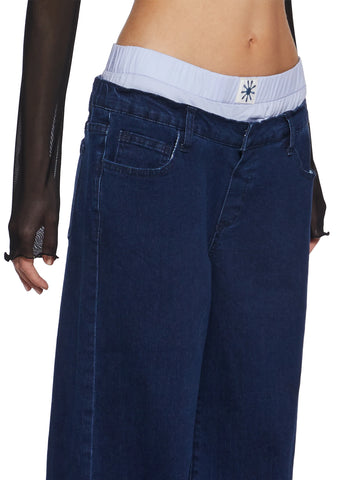It’s So Over Boxer Wide Leg Jeans
