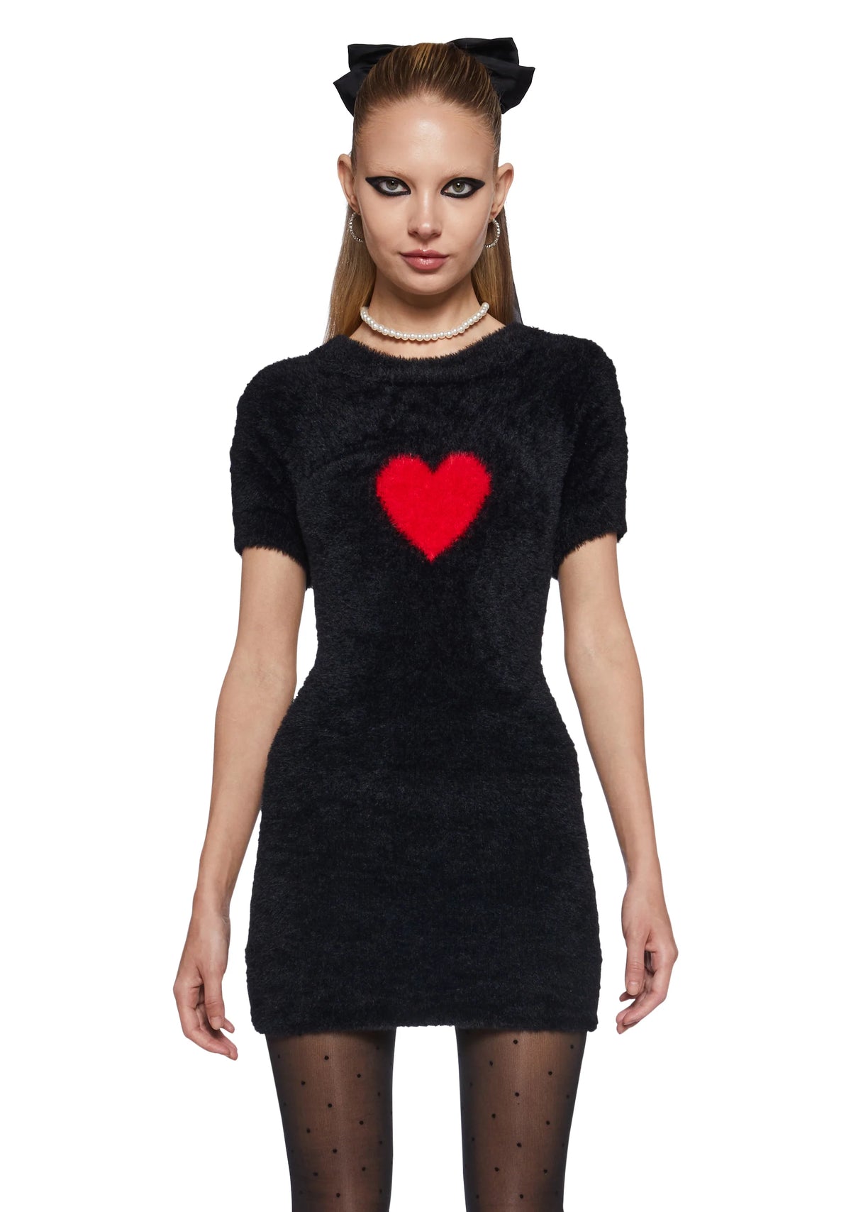 Heart Light Fuzzy Dress