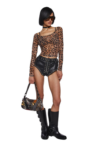 Audacious Aura Mesh Top