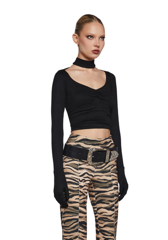 High Rise Connections Long Sleeve Top