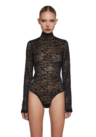 Sultry Provocations Lace Bodysuit