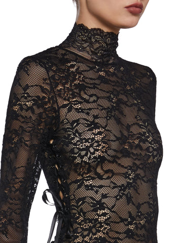 Sultry Provocations Lace Bodysuit