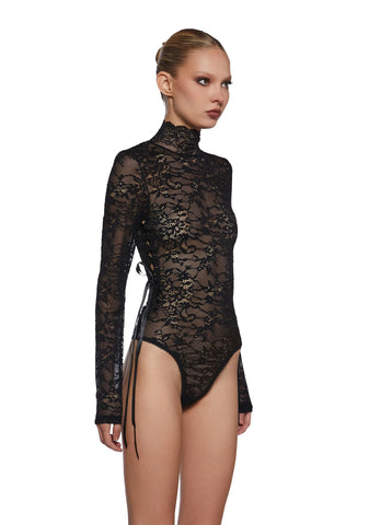 Sultry Provocations Lace Bodysuit