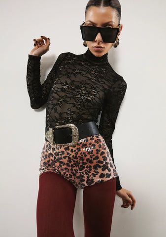 Sultry Provocations Lace Bodysuit