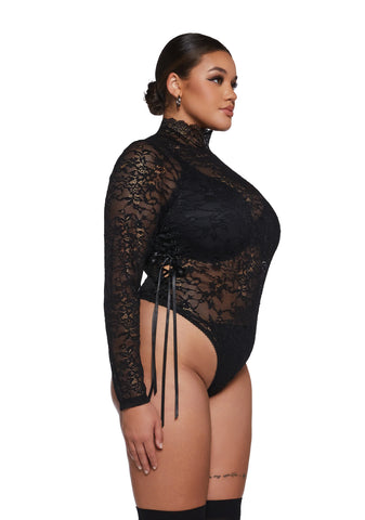 Sultry Provocations Lace Bodysuit