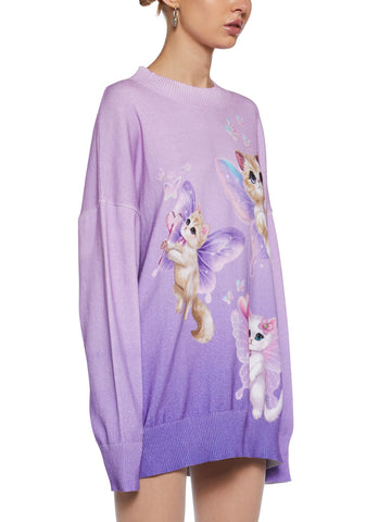 Kitty Fairyland Knit Sweater