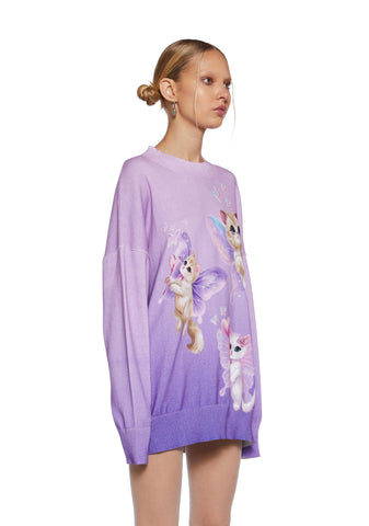 Kitty Fairyland Knit Sweater