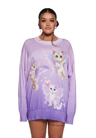 Kitty Fairyland Knit Sweater