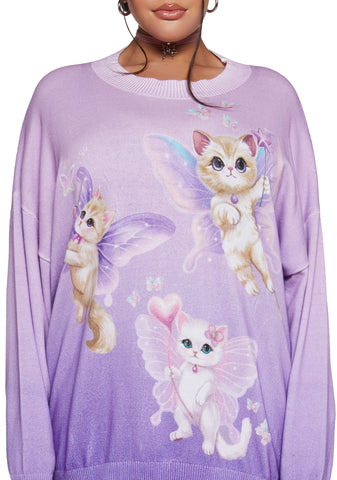 Kitty Fairyland Knit Sweater