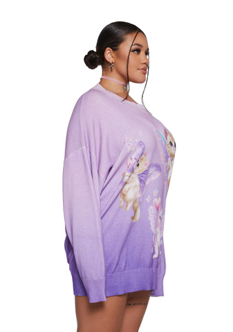 Kitty Fairyland Knit Sweater