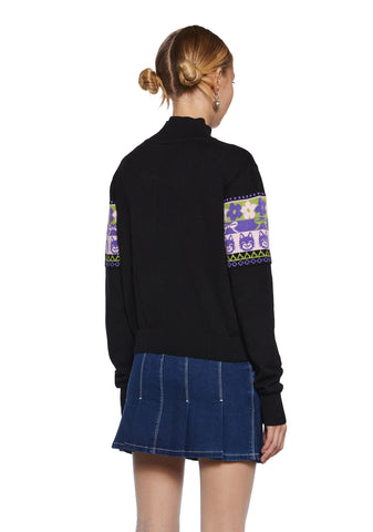 Ultimate Throwback Zip-Up Sweater - Fairisle