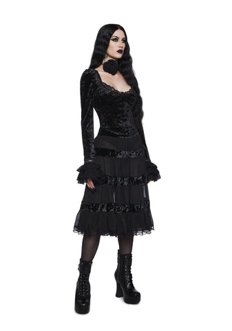 Enamored Galore Long Sleeve Top