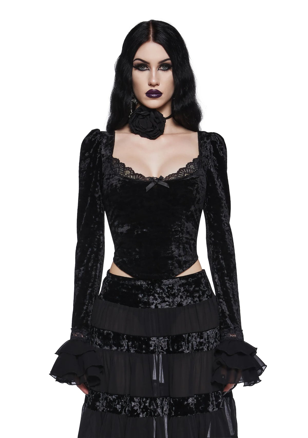 Enamored Galore Long Sleeve Top