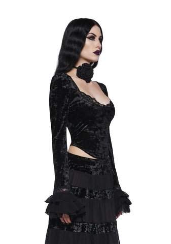 Enamored Galore Long Sleeve Top