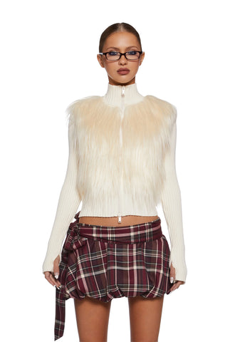 Paulette Zip-Up Cardigan