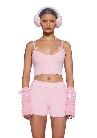 Cable Knit Fingerless Gloves