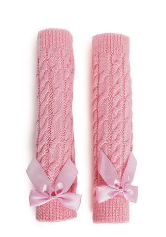 Cable Knit Fingerless Gloves