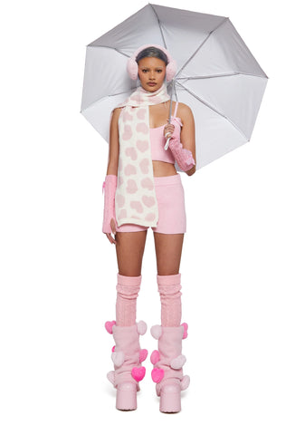 Heart Print Umbrella