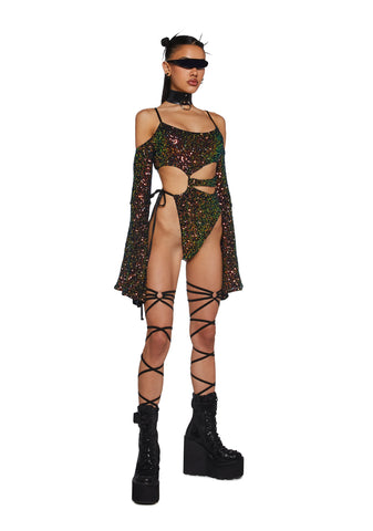 Melodic Mistress Sequin Bodysuit