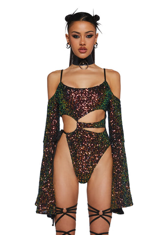 Melodic Mistress Sequin Bodysuit