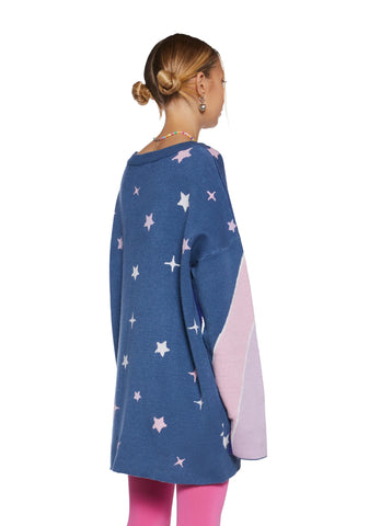 Beam Me Up Intarsia Sweater