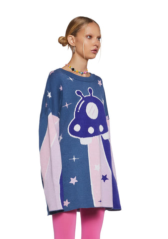 Beam Me Up Intarsia Sweater