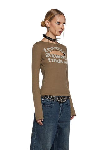 Here Comes Trouble Thermal Top