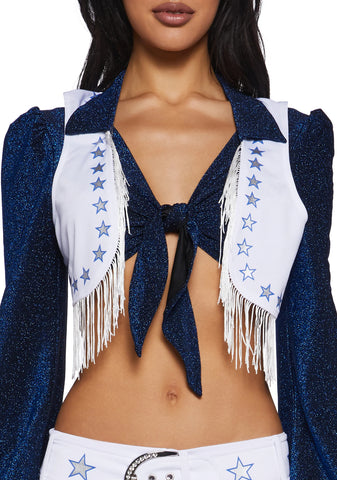 Lone Star Cheerleader Costume Set