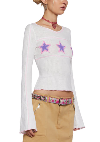 My Lucky Star Thermal Long Sleeve Top