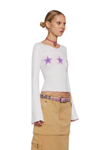 My Lucky Star Thermal Long Sleeve Top