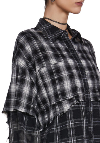 Warp Layered Flannel Shirt