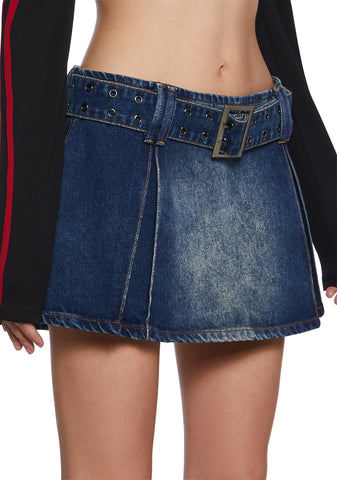 Margie Pleated Mini Skirt