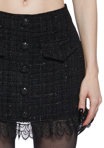 Chance Rendezvous Tweed Skirt