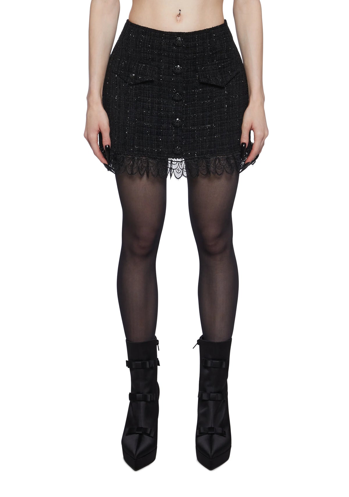 Chance Rendezvous Tweed Skirt