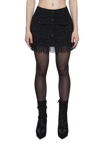 Chance Rendezvous Tweed Skirt