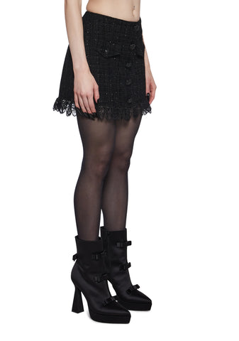 Chance Rendezvous Tweed Skirt