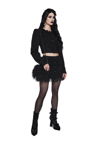 Chance Rendezvous Tweed Skirt