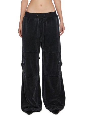 Caroline Velvet Cargo Pants
