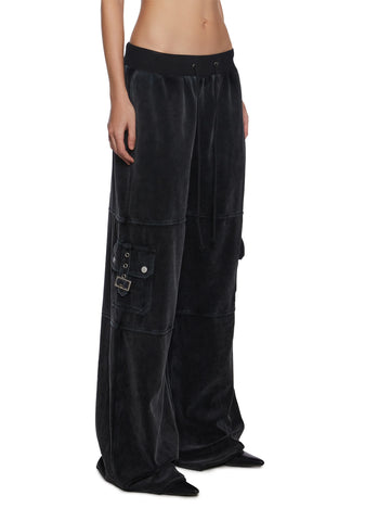 Caroline Velvet Cargo Pants