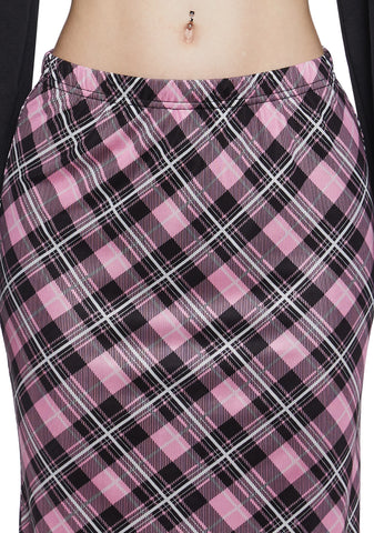 Mournful Cheer Mesh Midi Skirt