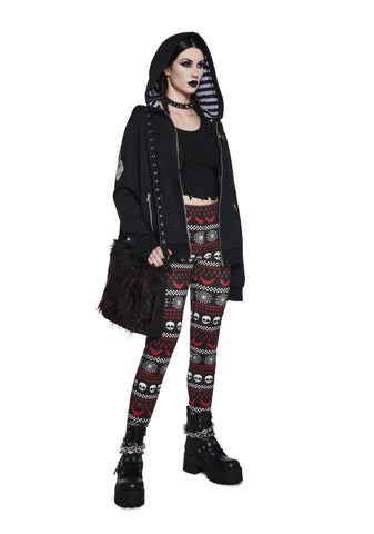 Spooky Wishes Print Leggings