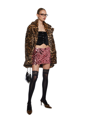 Kaylee Sequin Mini Skirt