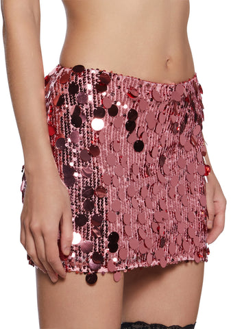 Kaylee Sequin Mini Skirt