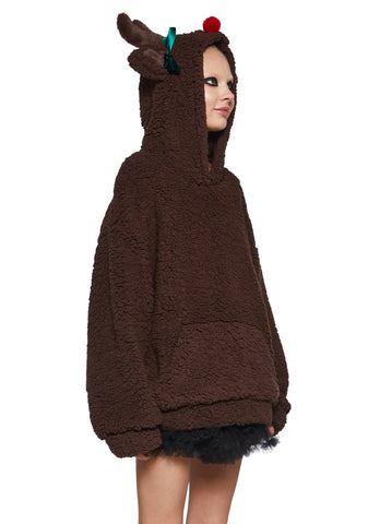 Reindeer Games Sherpa Hoodie