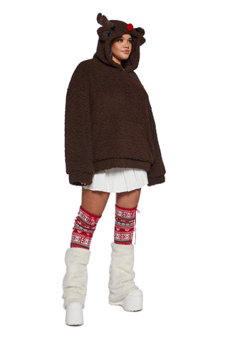 Reindeer Games Sherpa Hoodie