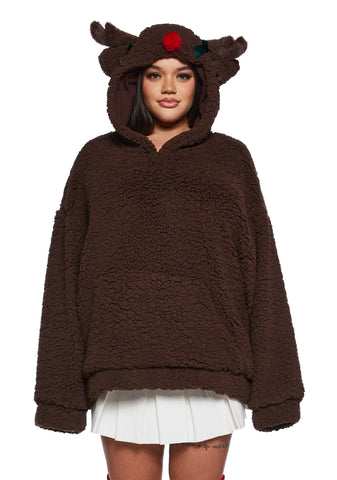 Reindeer Games Sherpa Hoodie