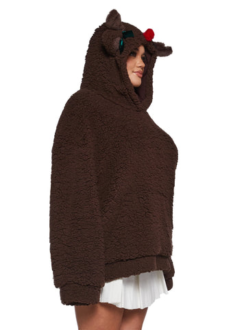 Reindeer Games Sherpa Hoodie